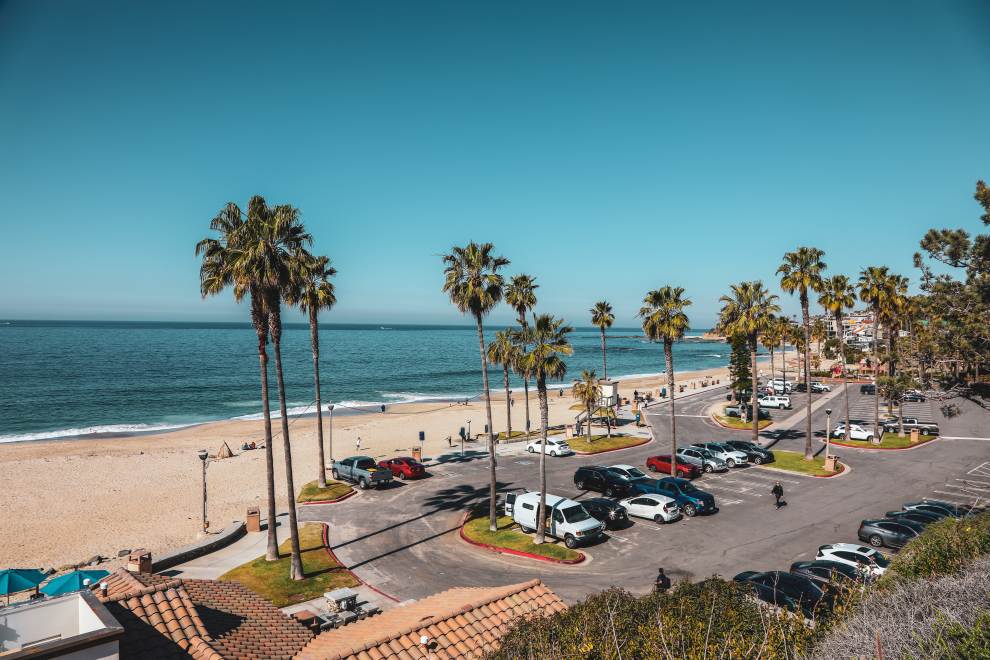 Aliso Beach park in Laguna Beach