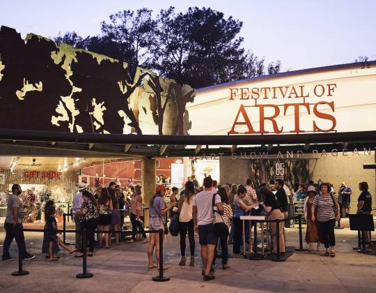 Arts festival entrance 