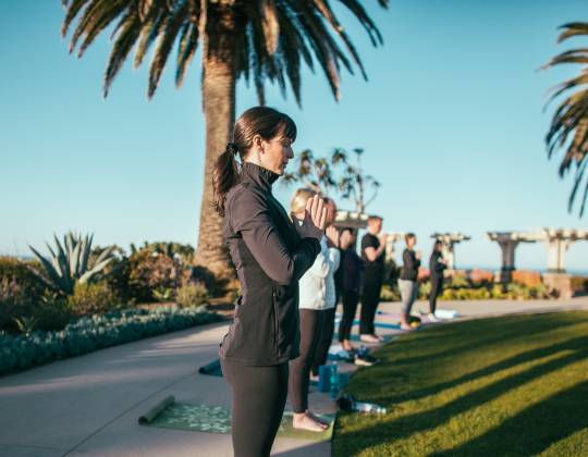 yoga in Treasure Island Park