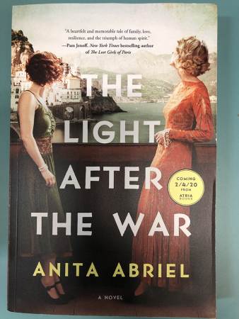 LAGUNA BEACH BOOKS AUTHOR EVENT: ANITA ABRIEL TO DISCUSS THE LIGHT AFTER THE WAR 